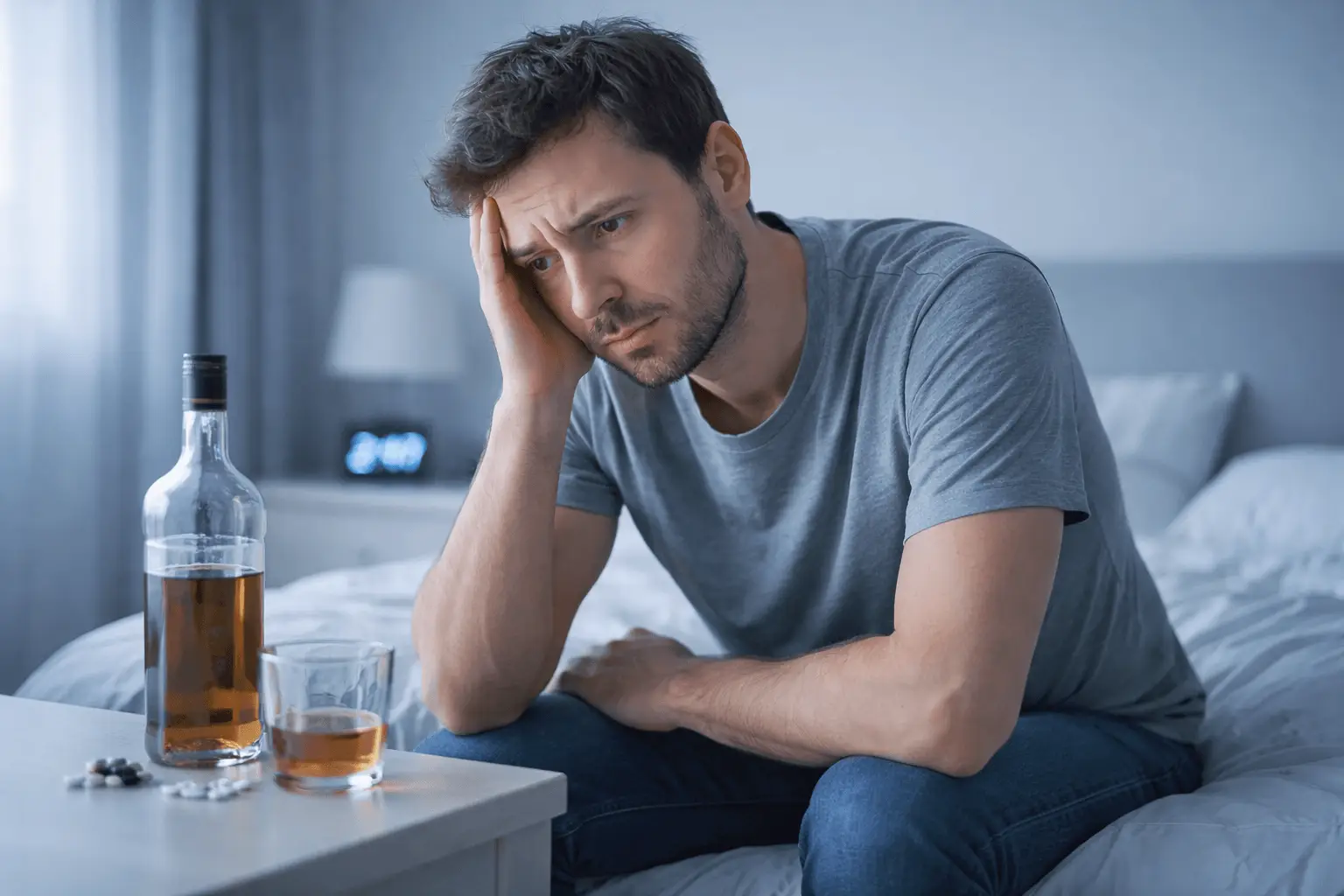 Алкоголь и бессонница: замкнутый круг зависимости