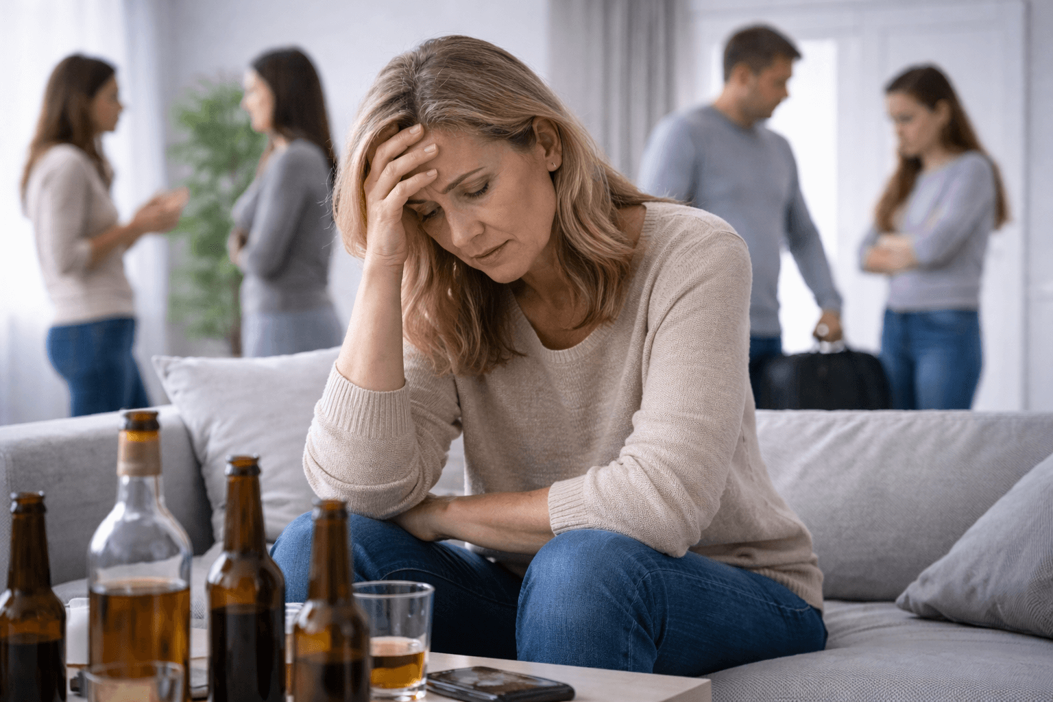 Соціальні наслідки алкоголізму: втрата друзів, сім’ї, роботи